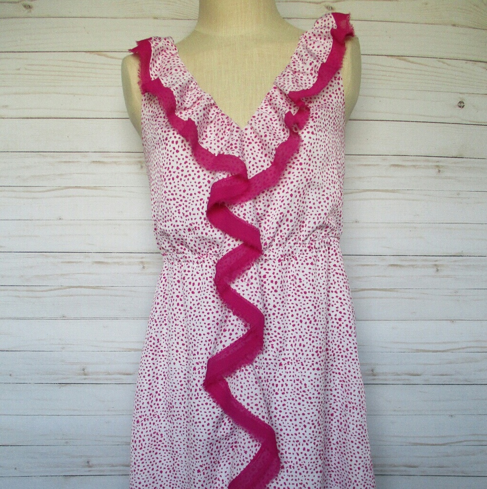 Loft 🌸 Ruffle Dress